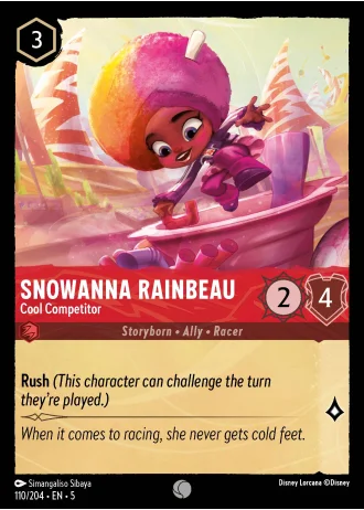 Snowanna Rainbeau - Cool Competitor #110/204 — Shimmering Skies