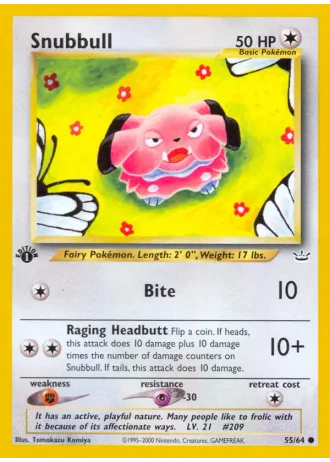 Snubbull #55/64 — Neo Revelation