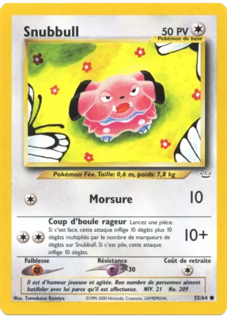 Snubbull #55/64 — Neo Revelation