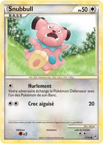 Snubbull #71/95 — L'appel des Légendes