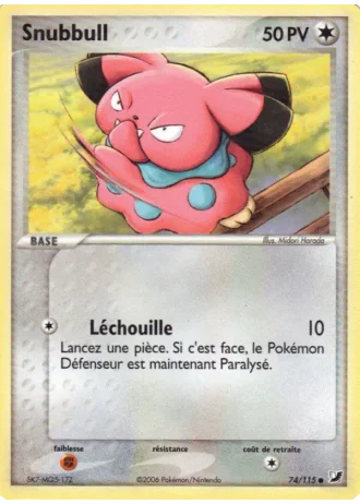 Snubbull #74/115 — EX Forces Cachées