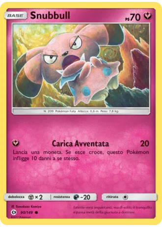 Snubbull #90/149 — Sole e Luna