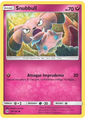 Snubbull #90/149 — Soleil et Lune