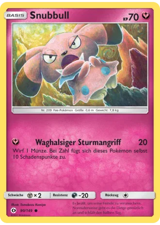 Snubbull #90/149 — Sonne & Mond