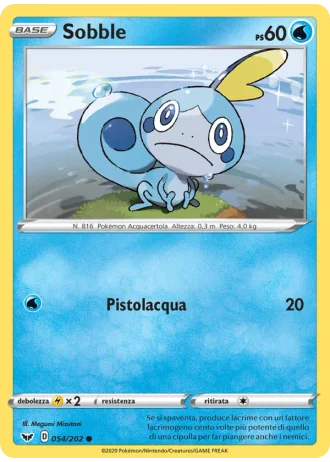Sobble #54/202 — Spada e Scudo