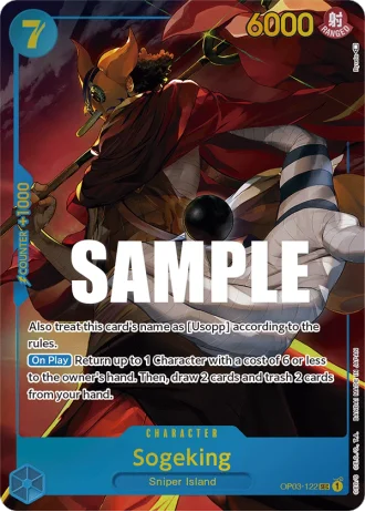 Sogeking (OP03-122) (Alternative Art) — Pillars of Strength (OP03)