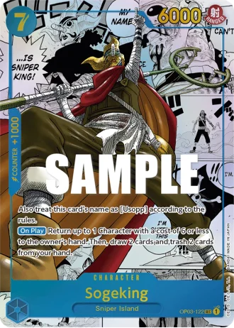 Sogeking (OP03-122) (Manga Rare) — Pillars of Strength (OP03)
