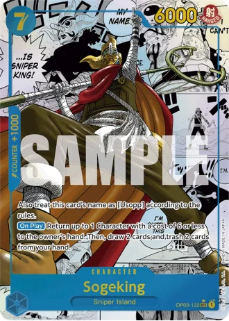 Sogeking (OP03-122) (Manga Rare) (Reprint) — One Piece The Best (PRB01)