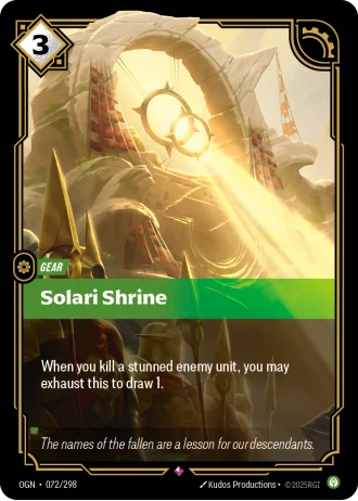 Solari Shrine #072/298 — Origins