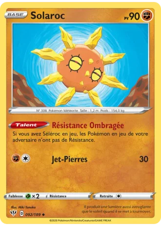 Solaroc #92/189 — Ténèbres Embrasées