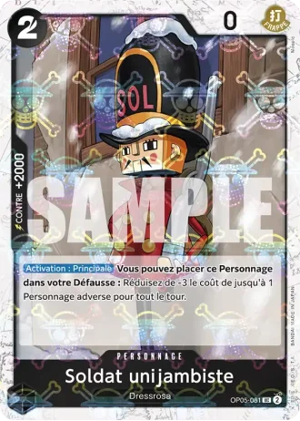 Soldat unijambiste (OP05-081) (Alternative Art) — ONE PIECE CARD THE BEST (PRB01)