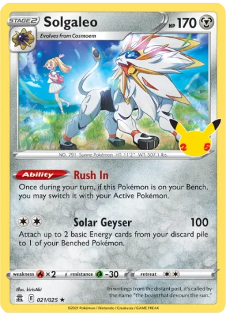 Solgaleo #21 — Celebrations