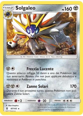 Solgaleo #87/145 — Guardiani Nascenti