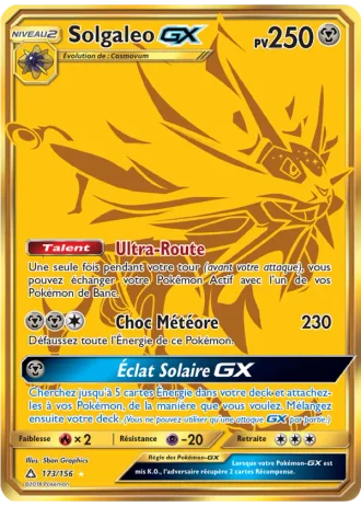 Solgaleo GX #173/156 — Ultra-Prisme