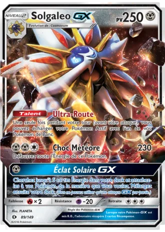 Solgaleo GX #89 — Soleil et Lune