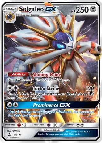 Solgaleo-GX SM104/64 — World Championships 2019