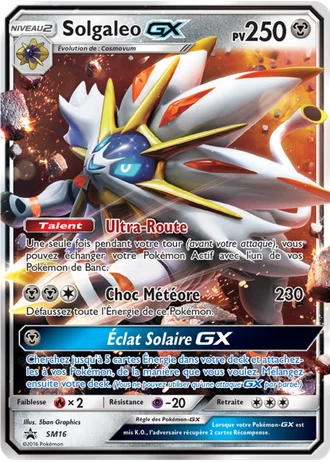 Solgaleo GX SM16 — Soleil & Lune Promos
