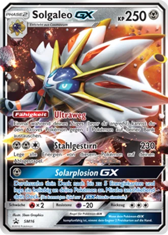 Solgaleo GX SM16 — Sonne & Mond Promos