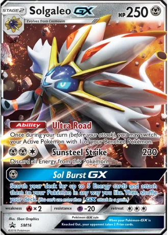 Solgaleo GX SM16 — Sun & Moon Promos