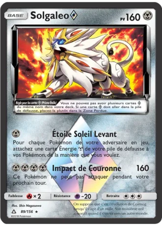 Solgaleo Prism Star #89/156 — Ultra-Prisme