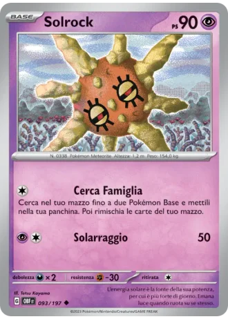 Solrock #093 — Ossidiana Infuocata