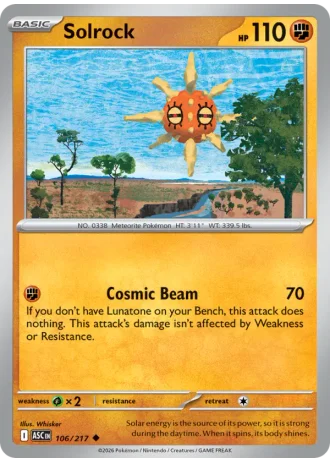Solrock #106 — Ascended Heroes