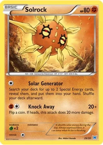 Solrock #26 — XY trainer Kit (Latios)