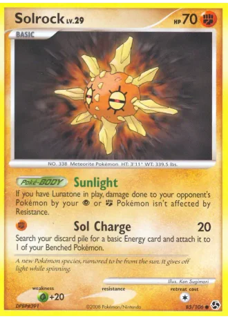 Solrock #85/106 — Incontri Leggendari
