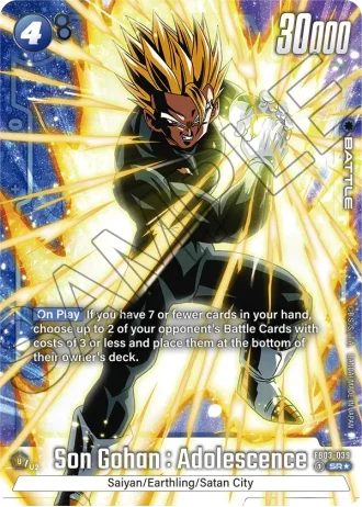 Son Gohan : Adolescence (Alternative Art) FB03-039 — Raging Roar (FB03)