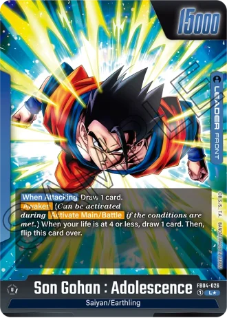 Son Gohan : Adolescence (Alternative Art) FB04-026 — Ultra Limit (FB04)