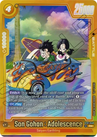 Son Gohan : Adolescence (Alternative Art) ST01-046 — Story Booster 01 (ST01)