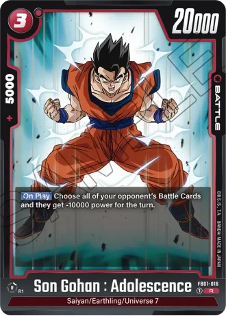 Son Gohan : Adolescence FB01-016 — Awakened Pulse (FB01)