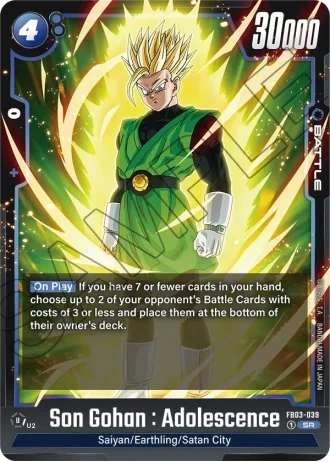 Son Gohan : Adolescence FB03-039 — Raging Roar (FB03)