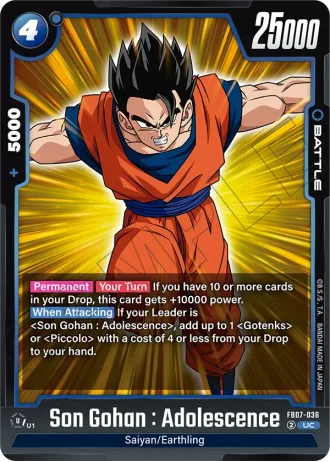 Son Gohan : Adolescence FB07-036 — Wish for Shenron (FB07)