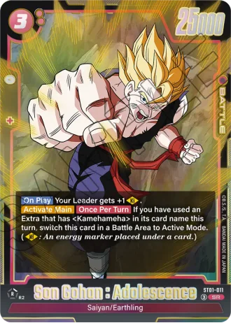 Son Gohan : Adolescence  ST01-011 — Story Booster 01 (ST01)