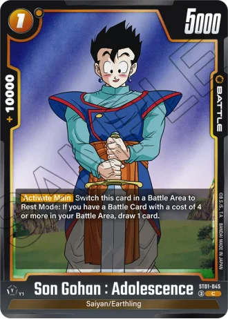 Son Gohan : Adolescence  ST01-045 — Story Booster 01 (ST01)