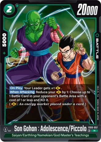Son Gohan : Adolescence/Piccolo  FB10-057 — Cross Force (FB10)
