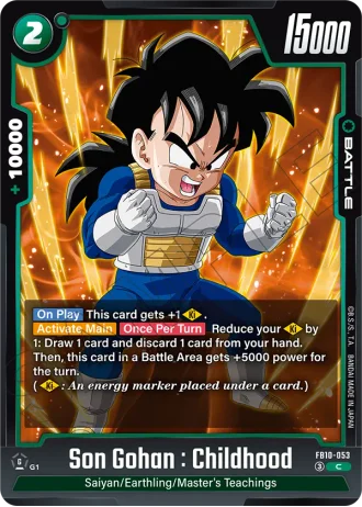 Son Gohan : Childhood  FB10-053 — Cross Force (FB10)