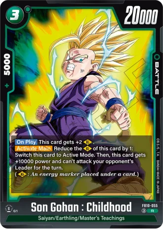 Son Gohan : Childhood FB10-055 — Cross Force (FB10)