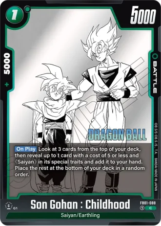 Son Gohan : Childhood SB01-088 — Manga Booster 01 (SB01)