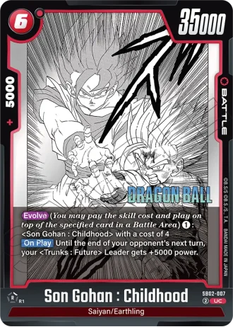 Son Gohan : Childhood SB02-007 — Manga Booster 02 (SB02)