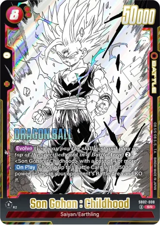 Son Gohan : Childhood SB02-008 — Manga Booster 02 (SB02)
