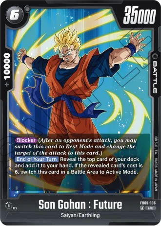 Son Gohan : Future FB09-106 — Dual Evolution (FB09)