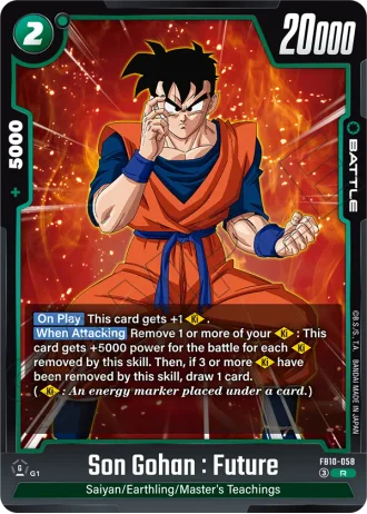 Son Gohan : Future  FB10-058 — Cross Force (FB10)