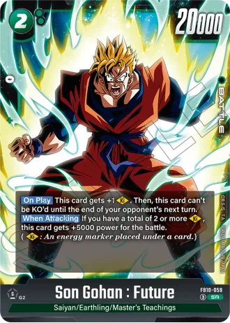 Son Gohan : Future FB10-059 — Cross Force (FB10)