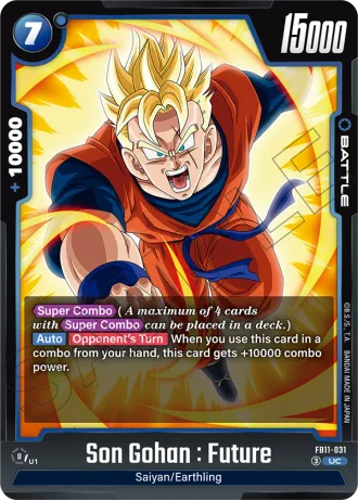 Son Gohan : Future FB11-031 — Brightness of Hope (FB11)