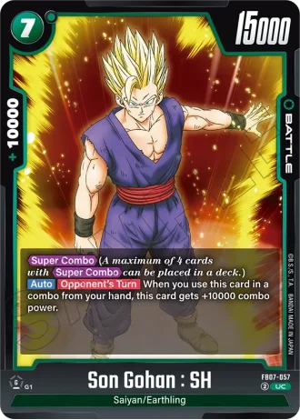 Son Gohan : SH  FB07-057 — Wish for Shenron (FB07)