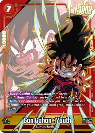 Son Gohan : Youth (Alternative Art) FB10-013 — Cross Force (FB10)