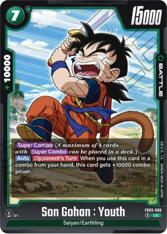 Son Gohan : Youth FB03-066 — Raging Roar (FB03)