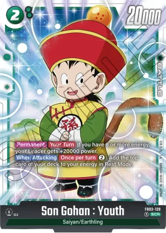 Son Gohan : Youth  FB03-139 — Raging Roar (FB03)
